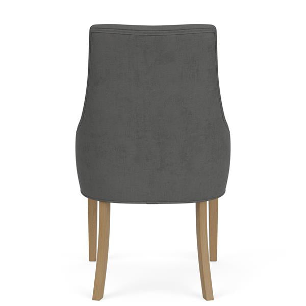 Mix-N-Match Swoop Arm Upholstered Chair- Slate - Chapin Furniture