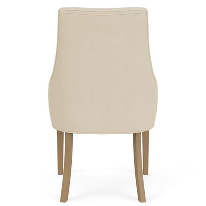 Mix-N-Match Swoop Arm Upholstered Chair- Ivory - Chapin Furniture