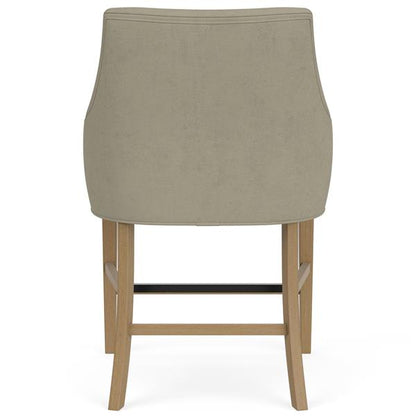 Mix-N-Match Swoop Arm Upholstered Stool- Sand - Chapin Furniture