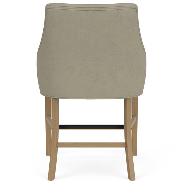 Mix-N-Match Swoop Arm Upholstered Stool- Sand - Chapin Furniture