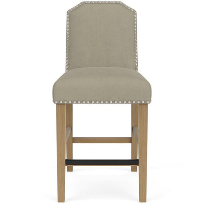 Mix-N-Match Clipped Top Upholstered Stool- Sand - Chapin Furniture
