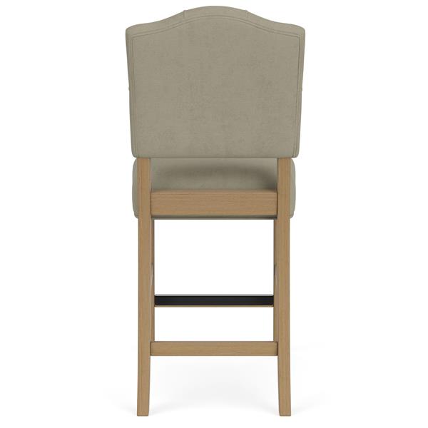 Mix-N-Match Button Tufted Upholstered Stool- Sand - Chapin Furniture