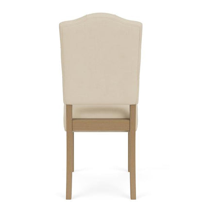 Mix-N-Match Button Tufted Upholstered Chair- Ivory - Chapin Furniture