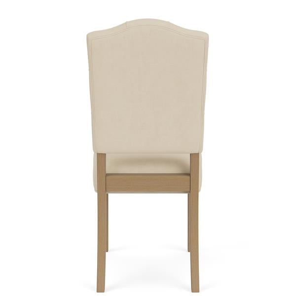 Mix-N-Match Button Tufted Upholstered Chair- Ivory - Chapin Furniture