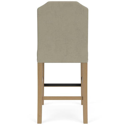 Mix-N-Match Clipped Top Upholstered Stool- Sand - Chapin Furniture
