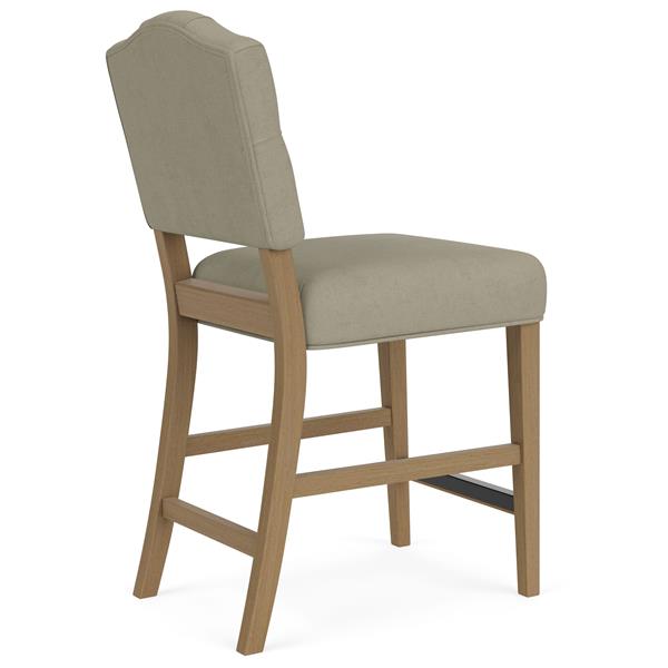 Mix-N-Match Button Tufted Upholstered Stool- Sand - Chapin Furniture