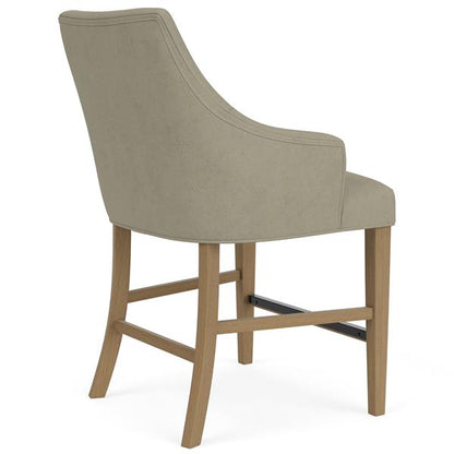 Mix-N-Match Swoop Arm Upholstered Stool- Sand - Chapin Furniture