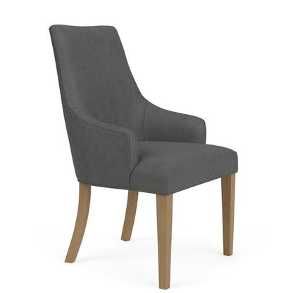 Mix-N-Match Swoop Arm Upholstered Chair- Slate - Chapin Furniture