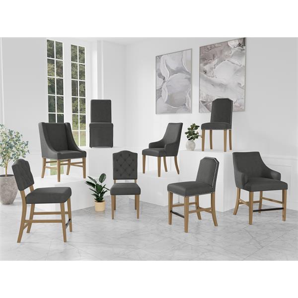 Mix-N-Match Swoop Arm Upholstered Stool- Sand - Chapin Furniture