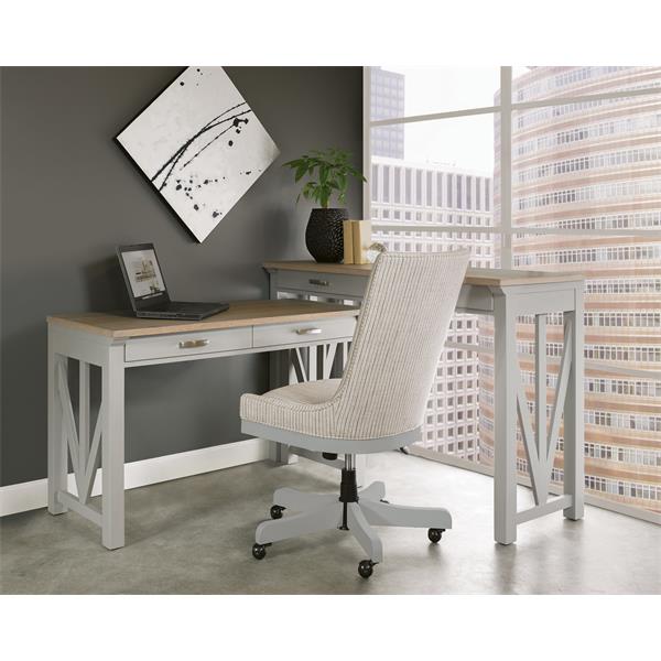 Osborne Upholstered Desk Chair- Gray - Chapin Furniture