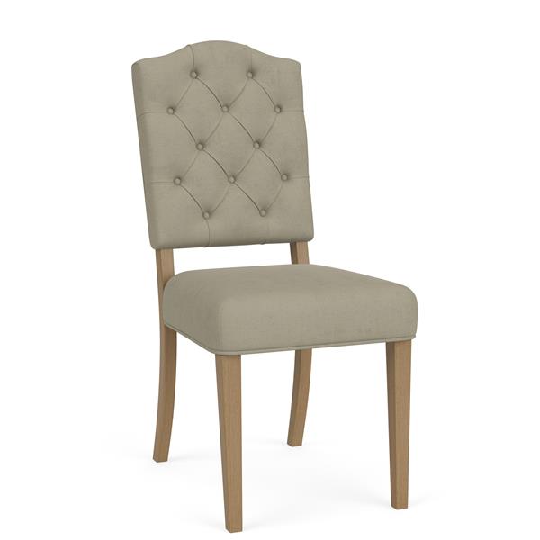 Mix-N-Match Button Tufted Upholstered Chair- Sand - Chapin Furniture