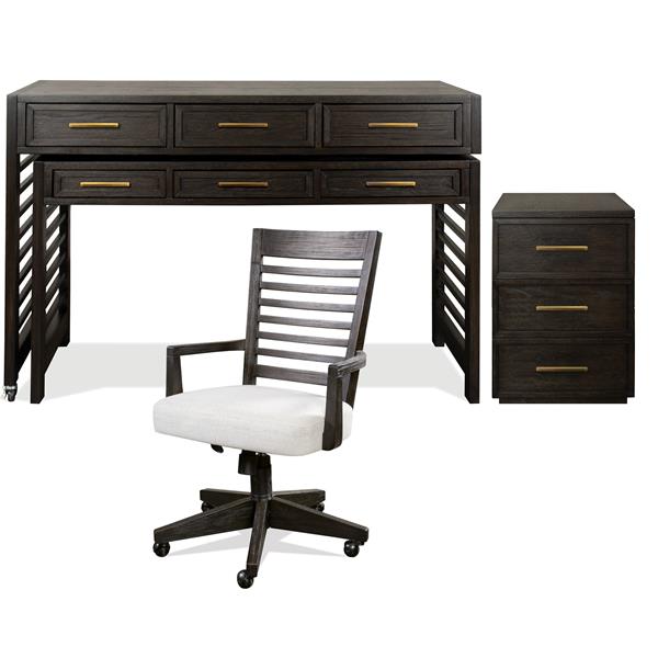 Fresh Perspectives Swivel  Desk- Umber - Chapin Furniture