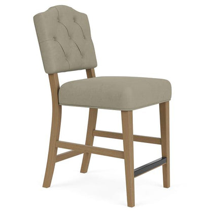 Mix-N-Match Button Tufted Upholstered Stool- Sand - Chapin Furniture