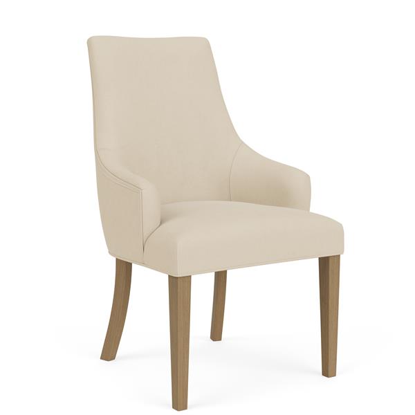 Mix-N-Match Swoop Arm Upholstered Chair- Ivory - Chapin Furniture