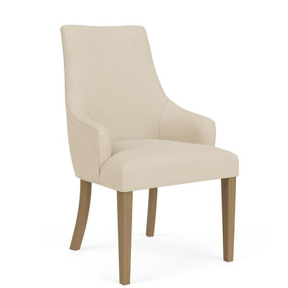 Mix-N-Match Swoop Arm Upholstered Chair- Ivory - Chapin Furniture
