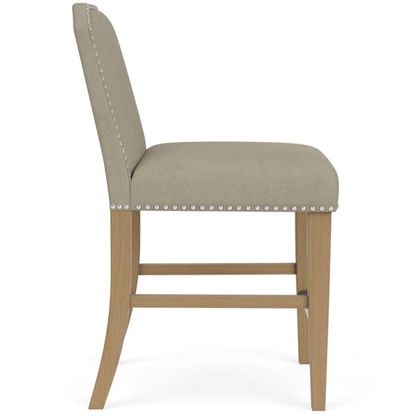 Mix-N-Match Clipped Top Upholstered Stool- Sand - Chapin Furniture
