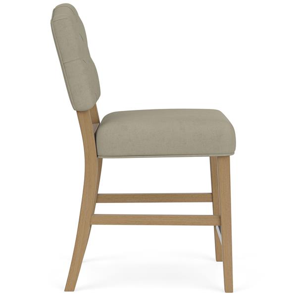 Mix-N-Match Button Tufted Upholstered Stool- Sand - Chapin Furniture