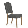 Mix-N-Match Button Tufted Upholstered Chair- Slate - Chapin Furniture