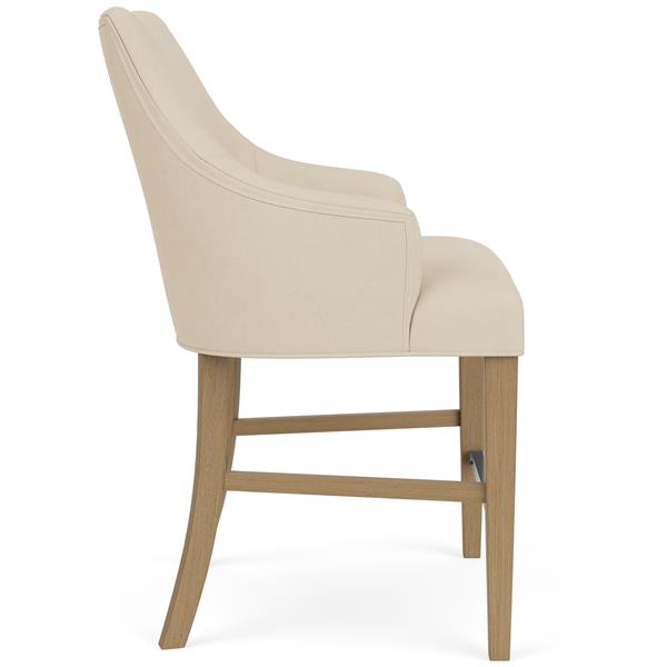 Mix-N-Match Swoop Arm Upholstered Stool - Chapin Furniture