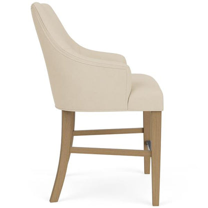 Mix-N-Match Swoop Arm Upholstered Stool - Chapin Furniture