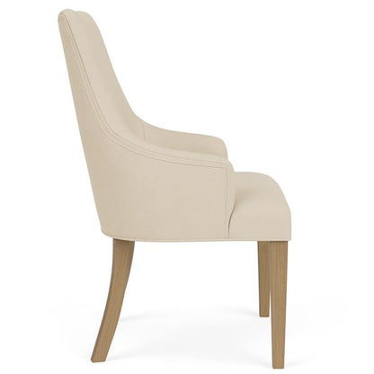 Mix-N-Match Swoop Arm Upholstered Chair- Ivory - Chapin Furniture