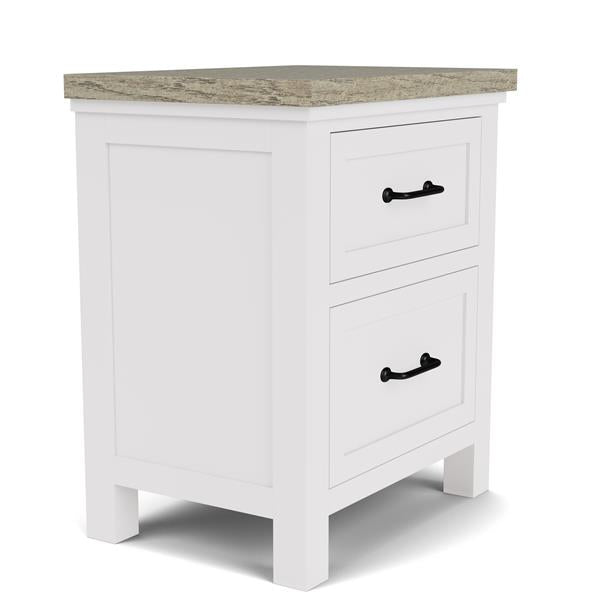 Cora Two Drawer Nightstand - Chapin Furniture