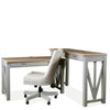 Osborne Upholstered Desk Chair- Gray - Chapin Furniture