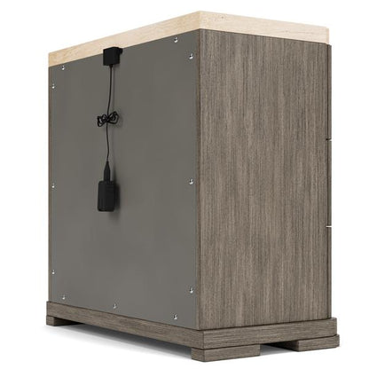 Sariel Stone Top Three Drawer Nightstand - Chapin Furniture