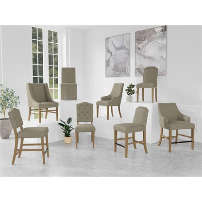 Mix-N-Match Host Upholstered Chair- Sand - Chapin Furniture