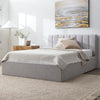 Grounded Abbott Stone Upholstered Bed- Queen - Chapin Furniture