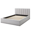 Grounded Abbott Stone Upholstered Bed- Queen - Chapin Furniture