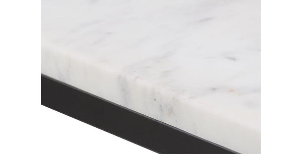 Loral Side Table-White Marble - Chapin Furniture