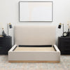 Grounded Sage Oat Upholstered Bed- King - Chapin Furniture