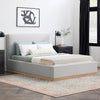 Grounded Sage Stone Upholstered Bed- Queen - Chapin Furniture