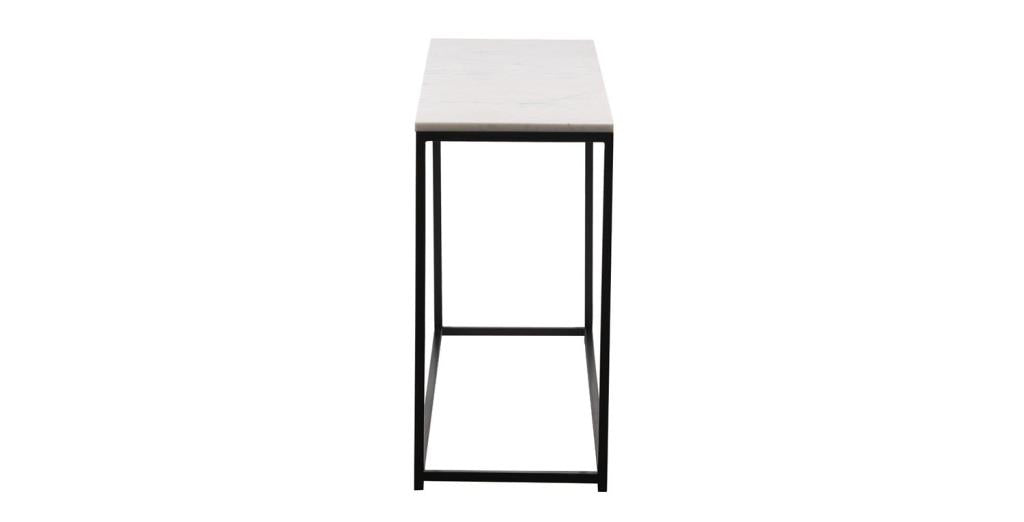 Loral Console Table-White Marble - Chapin Furniture