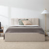 Grounded Abbott Oat Upholstered Bed- King - Chapin Furniture