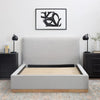 Grounded Sage Stone Upholstered Bed- King - Chapin Furniture