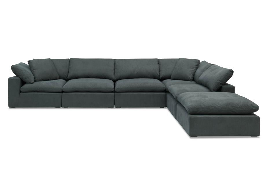 Bowe Modular Sectional- XL Chaise Graphite - Chapin Furniture
