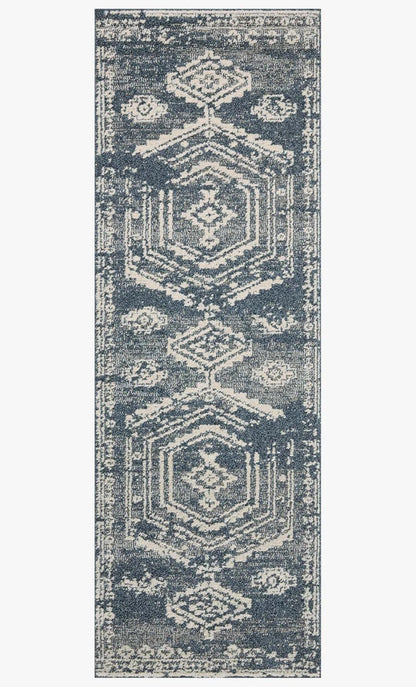 Magnolia Home Gigi 03 Rug- Denim/Ivory - Chapin Furniture