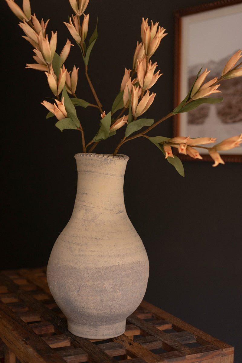 Free Formed Large Clay Vase - Chapin Furniture