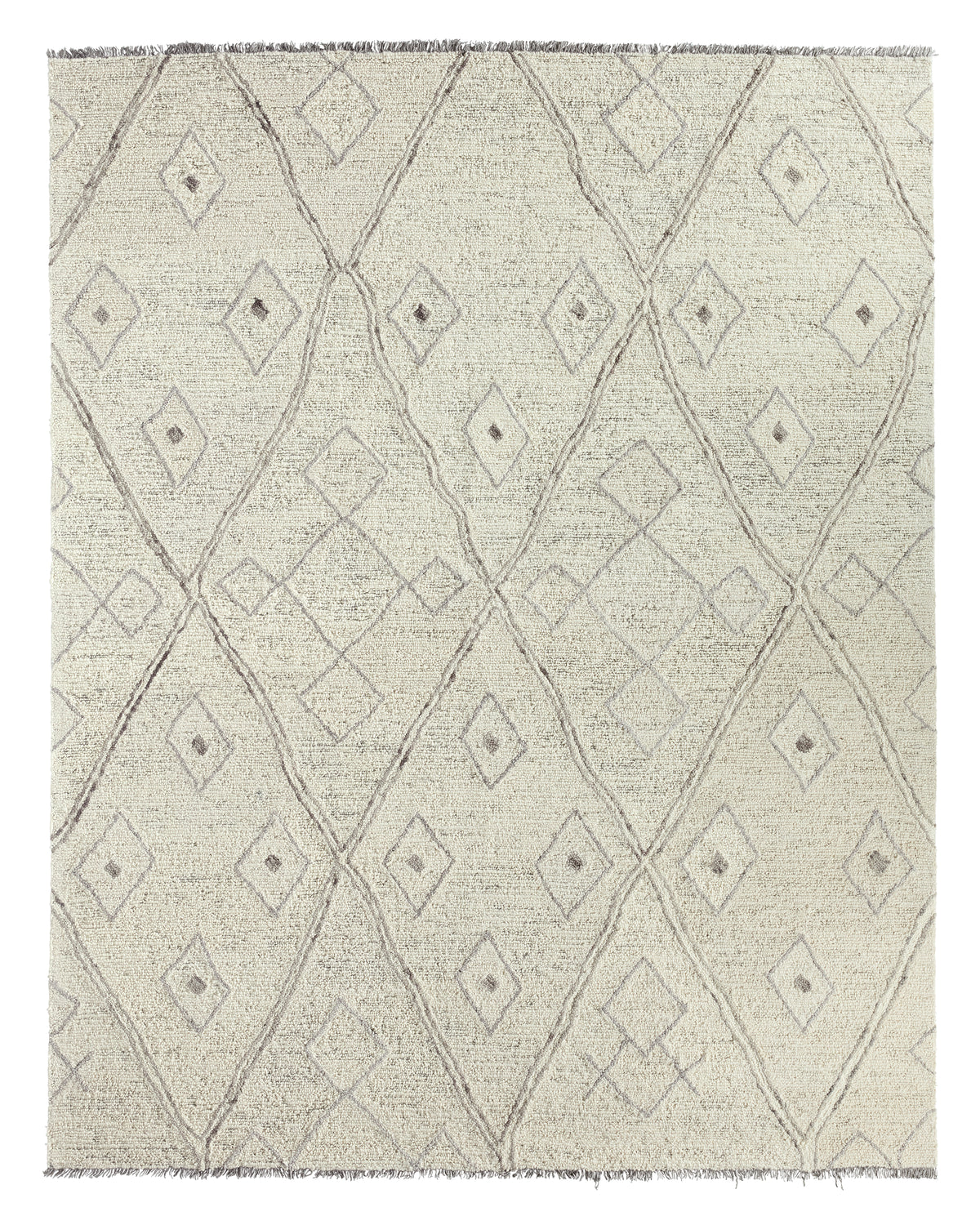 Hadi Ismael HAD02 White/Gray Rug - Chapin Furniture