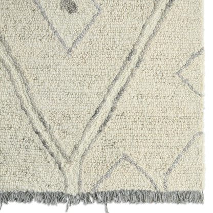 Hadi Ismael HAD02 White/Gray Rug - Chapin Furniture