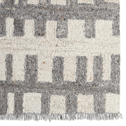 Hadi Emir HAD05 Gray/White Rug - Chapin Furniture