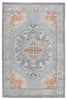 Kate Lester + Jaipur Living Harman Zenora Medallion Sky Blue/ Silver Area Rug - Chapin Furniture