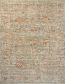 Heritage 06 Rug- Aqua/Terracotta - Chapin Furniture