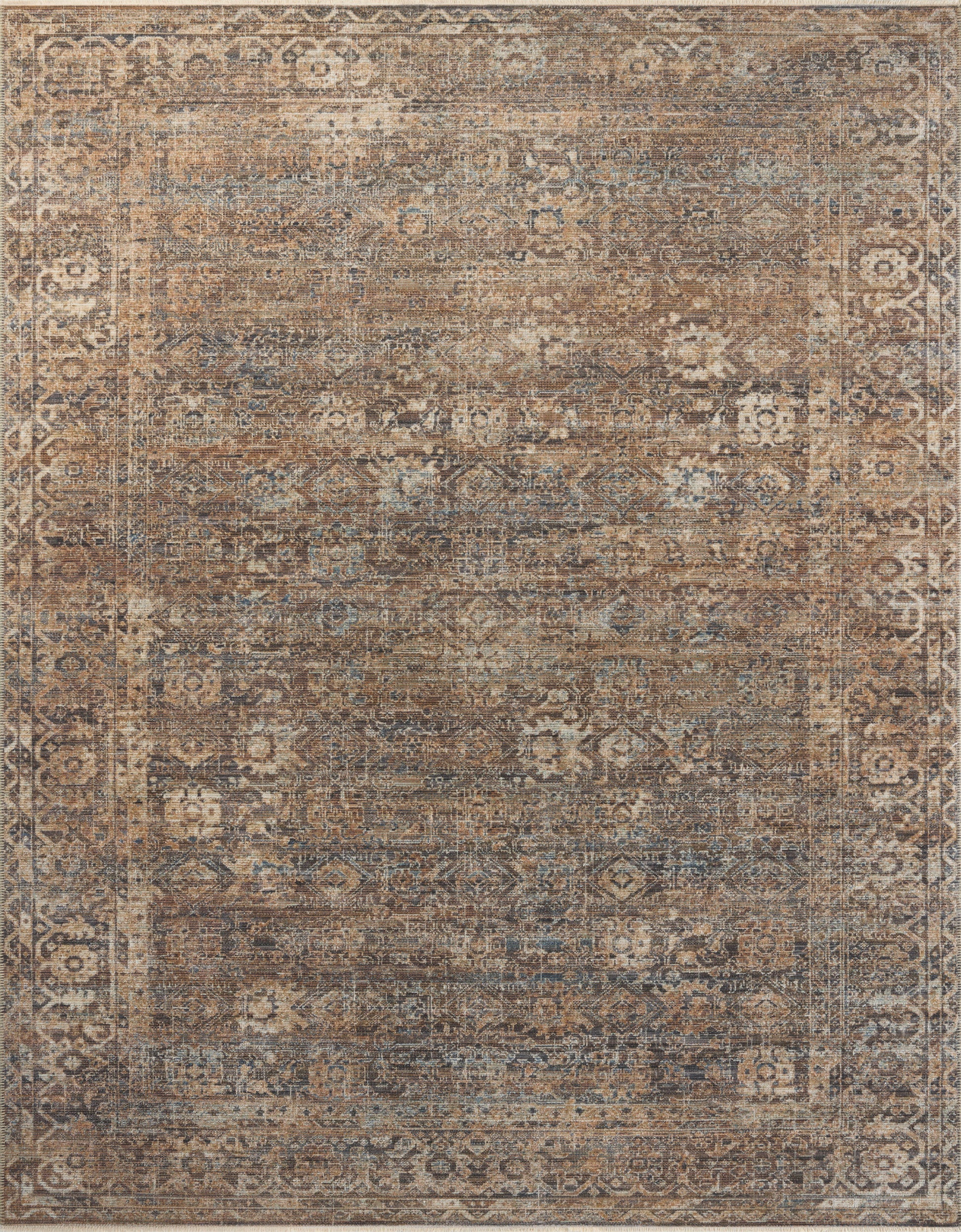 Heritage 07 Rug- Mocha/Denim - Chapin Furniture