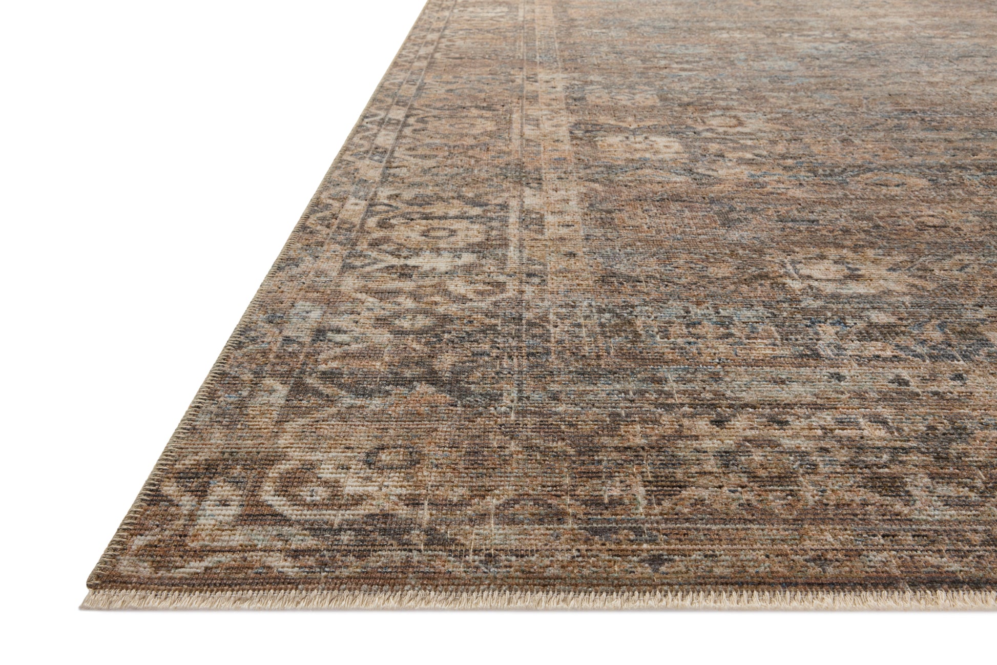 Heritage 07 Rug- Mocha/Denim - Chapin Furniture