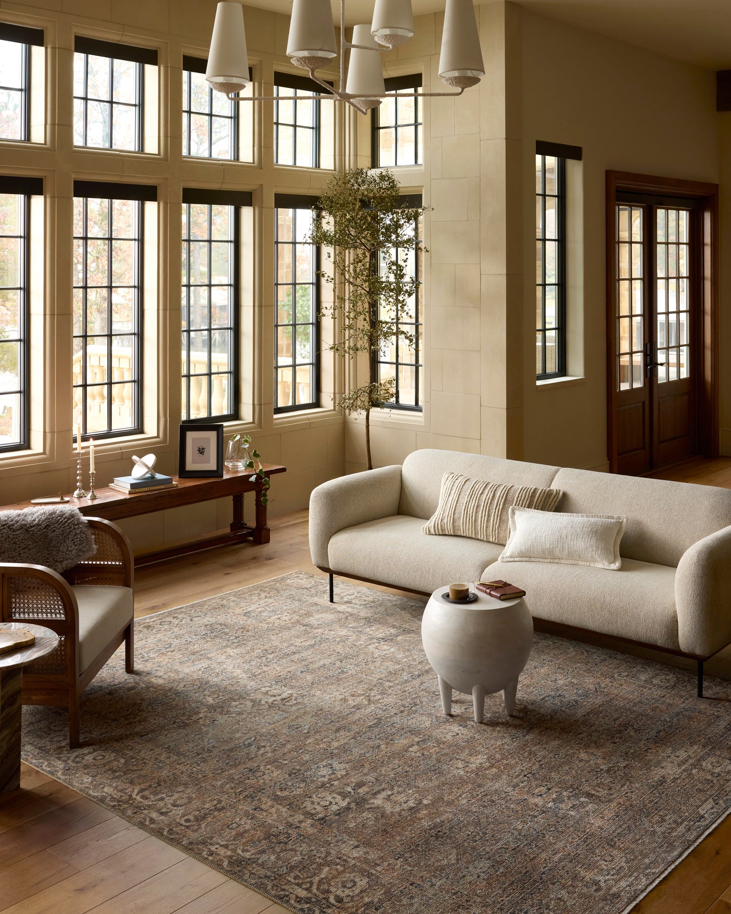 Heritage 07 Rug- Mocha/Denim - Chapin Furniture