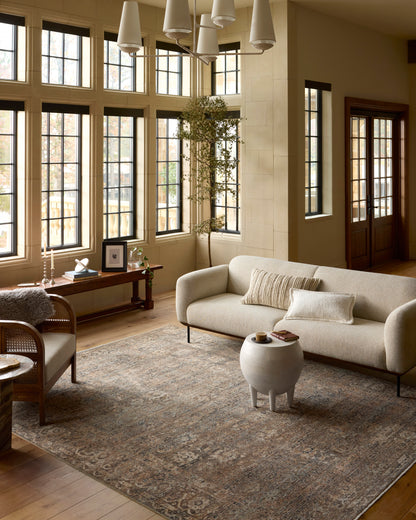 Heritage 07 Rug- Mocha/Denim - Chapin Furniture