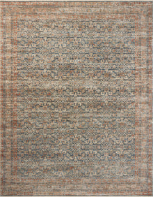 Heritage 12 Rug- Blue/Rust - Chapin Furniture